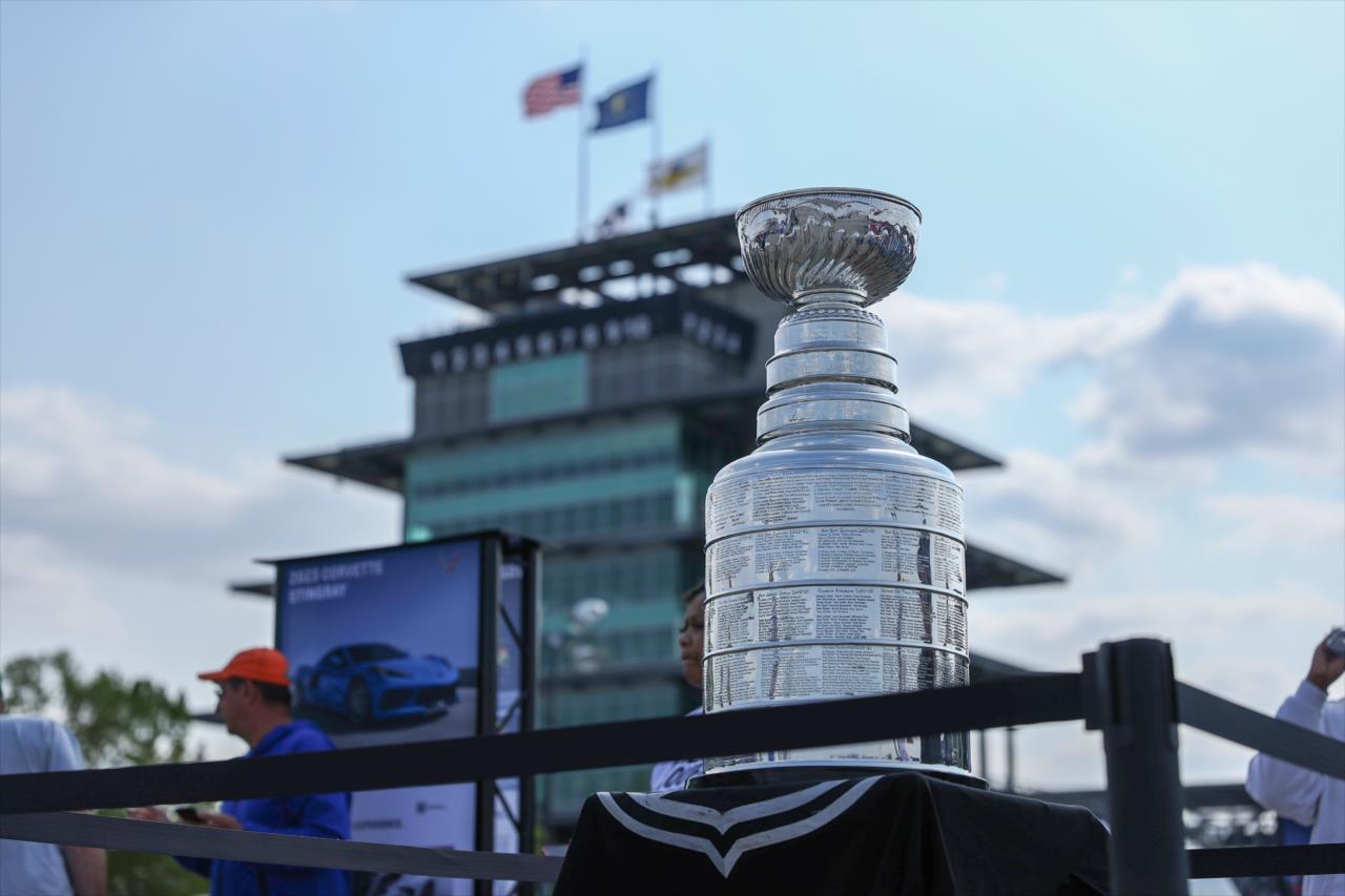 Lord Stanley's Cup visits the Indianapolis Motor Speedway - PPG Presents Armed Forces Qualifying - By: Amber Pietz -- Photo by: Amber Pietz
